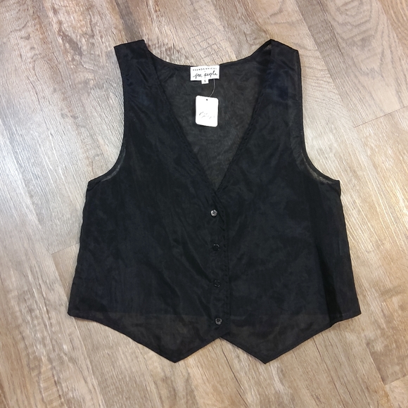 FREE PEOPLE Nigel Preston Mia Slouchy Vest NWT - SMALL - Picture 4 of 12